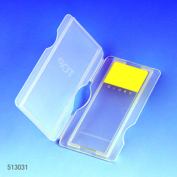 Globe Scientific Slide Mailer, Polypropylene, for 1 Slide, Natural, 100/Box, 10 Boxes/Unit Microscope Slides; slide accessories; slide mailers
